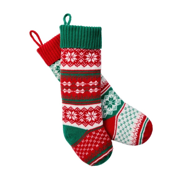 Other - CANVAS BNWT Santa's Workshop Collection Fair Isle Stockings Set, 18.5-in, OS.